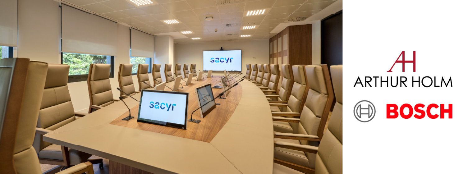 Sacyr Workplace: премиальное переговорное пространство с Arthur Holm и Bosch 