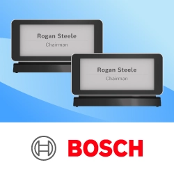 Электронные таблички Bosch DICENTIS увеличивают эффективность встреч