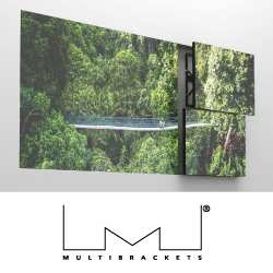 Удобство обслуживания видеостены с выдвижными кронштейнами Multibrackets - анонс