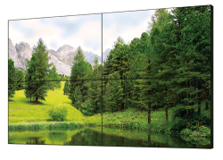 Бесшовная видеостена 2х2  (4 х 60" LCD монитора Sharp, видеопроцессор VCP-3004, крепление B-Tech)  - фото анонса