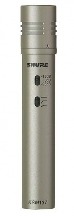Shure KSM137/SL ─ Студийный инструментальный микрофон