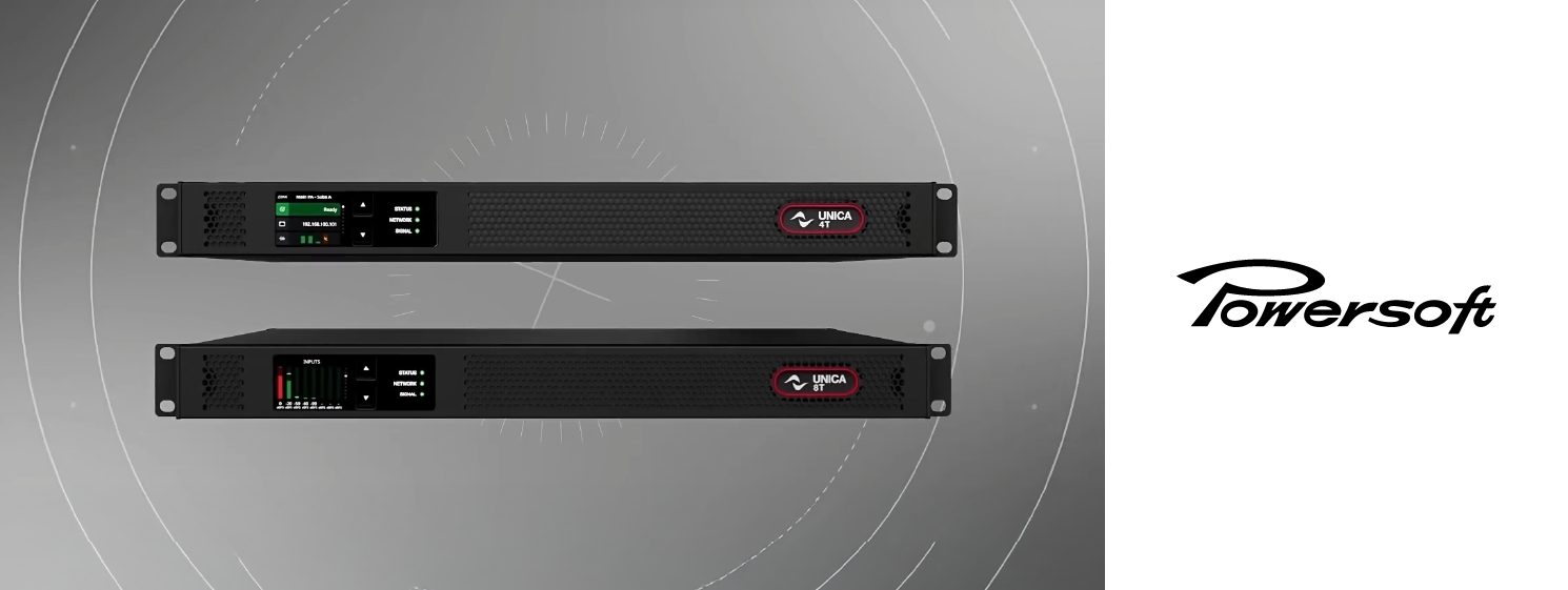 Unica T — новая серия туровых усилителей мощности Powersoft 