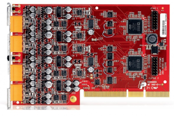 Biamp Tesira SEC-4 ─ Карта аналоговых входов