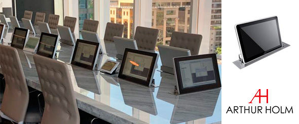 Мониторы Arthur Holm в офисе Национальной нефтяной компании ENAP, Чили