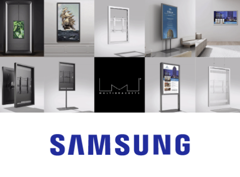 Samsung Spatial 85" получил экосистему решений для установки от Multibrackets