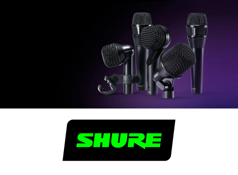 Микрофоны Shure для вокала и инструментов, prev