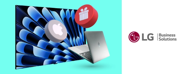 При покупке экрана LG LAEC015 — ноутбук MacBook в подарок