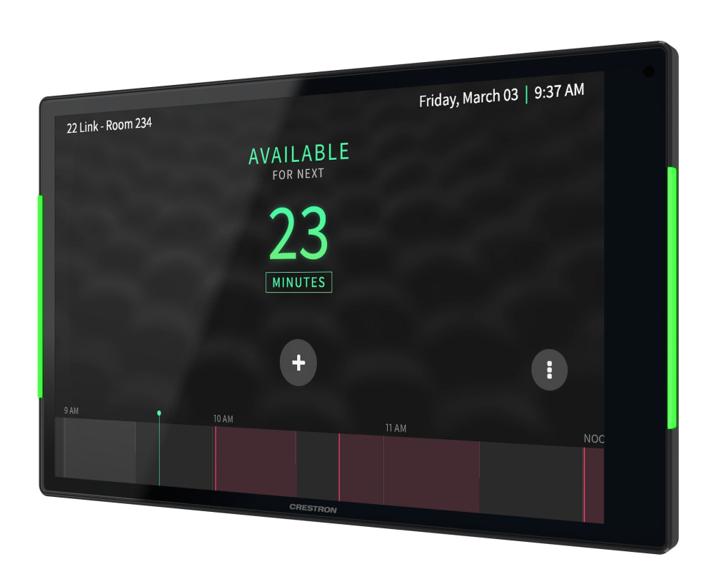 Crestron TSS-1080-B ─ Сенсорная панель бронирования 10"