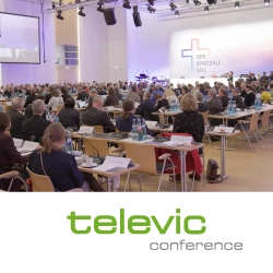 Система синхронного перевода Televic на ассамблее Синодального собрания Германии, анонс