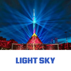 Новые прожекторы Light Sky украсили Международный фестиваль света , анонс