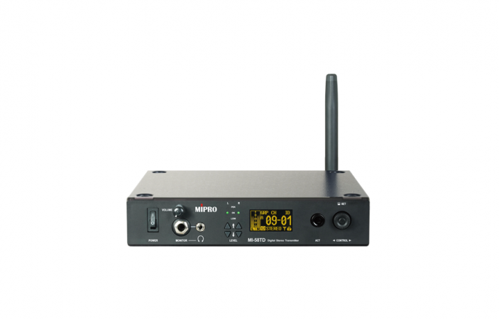 Mipro MI-58T-DNT ─ Цифровой передатчик ISM 5,8 ГГц, Dante