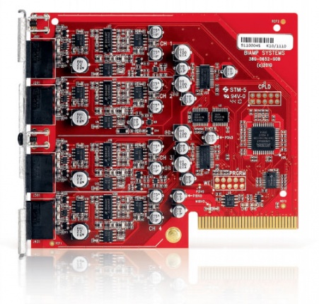 Biamp Tesira SOC-4 ─ Карта аналоговых выходов