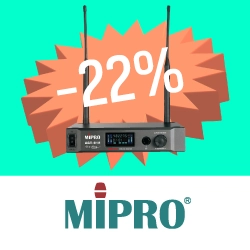 Акция: -22% на приёмник радиосистемы MIPRO ACT-818, анонс