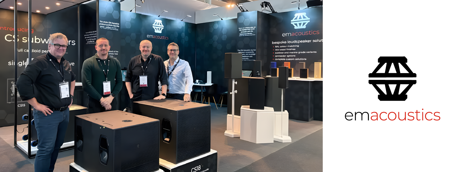 Две новые модели кардиоидных сабвуферов EM Acoustics
