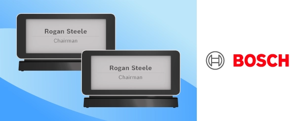 Электронные таблички Bosch DICENTIS увеличивают эффективность встреч