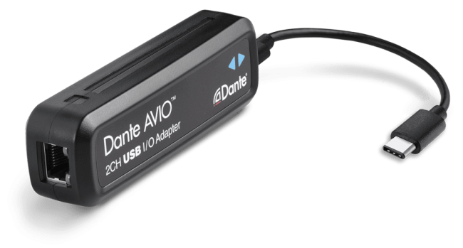 Audinate ADP-USBC-AU-2X2 ─ Адаптер Dante USB-C 2x2