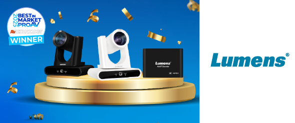 Lumens VoiceConnect удостоена награды Pro AV 2025 года «Лучшая на рынке» от AV Technology