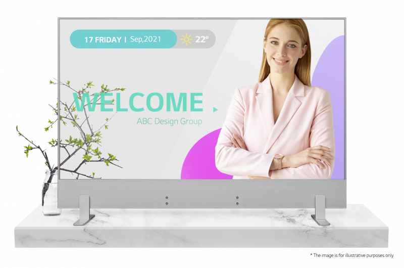 LG 55EW5P-M ─ Прозрачный OLED-дисплей, 55", FHD