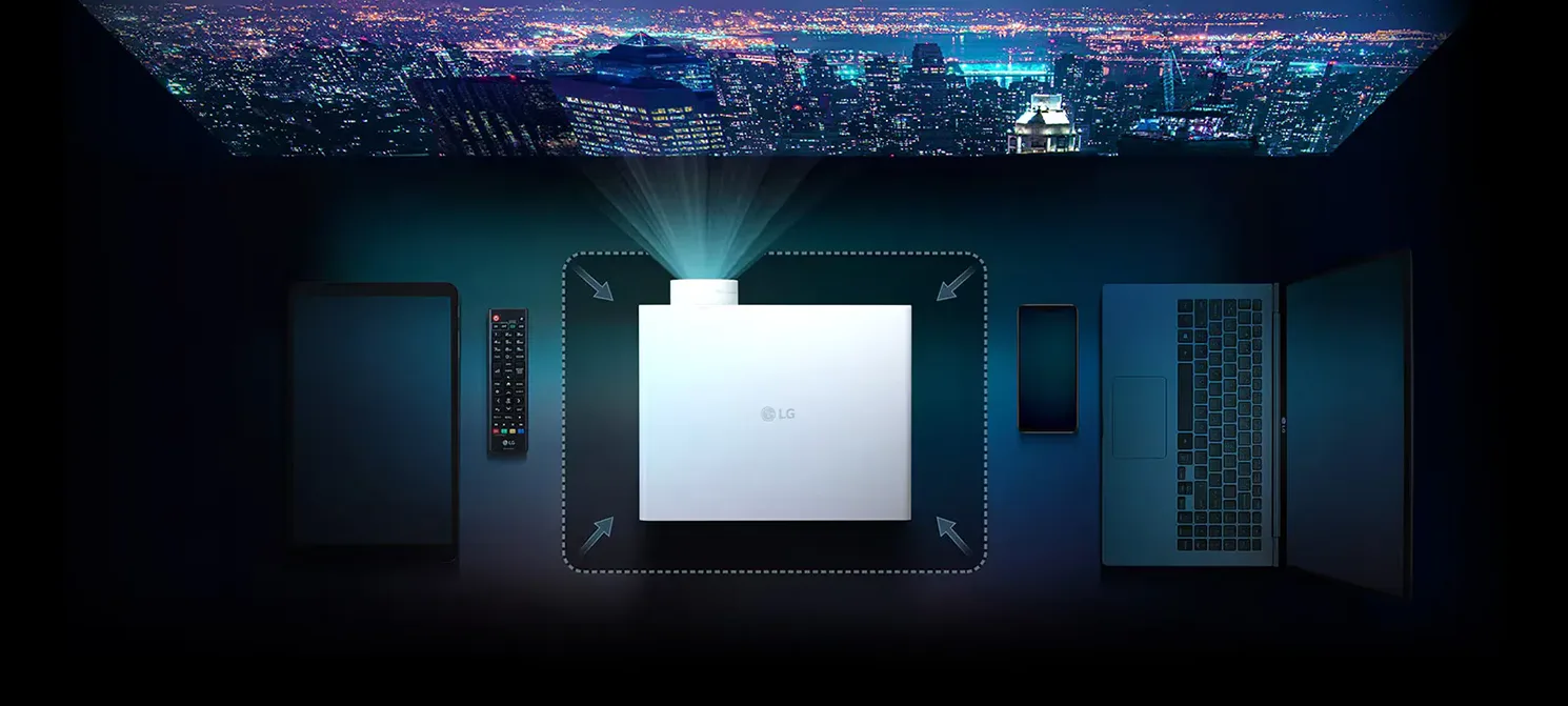 Самый компактный лазерный 4K-проектор с яркостью 5000 ANSI лм Самый компактный лазерный 4K-проектор с яркостью 5000 ANSI лм