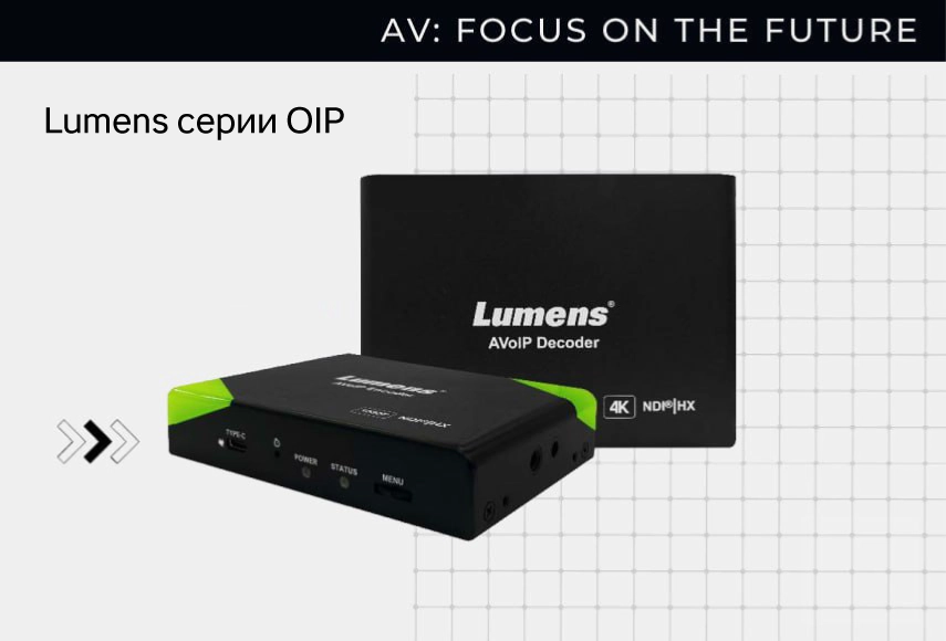 Голосуем за Lumens AV over IP: гибкость и скорость Голосуем за Lumens AV over IP: гибкость и скорость
