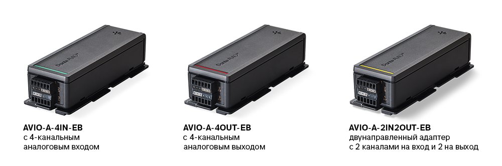 Dante-адаптер AVIO Install