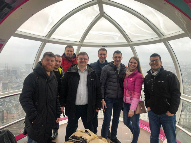 EM Acoustics Factory Tour, День 2, экскурсия на London Eye