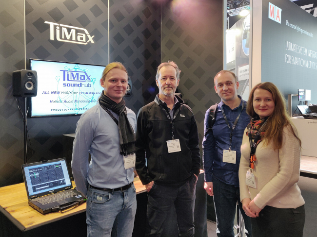 Команды Out Board и Hi-Tech Media на ISE 2020