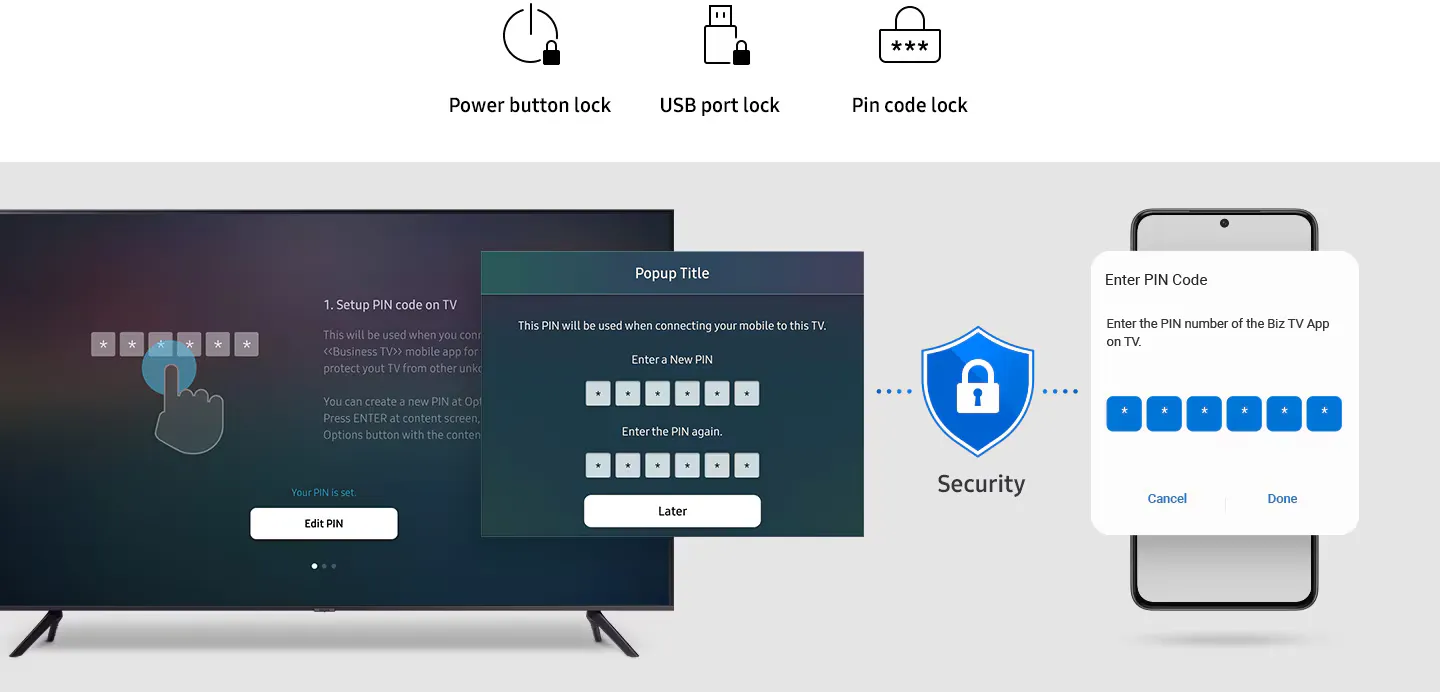 Фокусируйтесь на вашем бизнесе, а не на вашем телевизоре | Samsung series-BEA-H , стр.-1