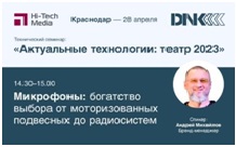 Актуальные технологии: театр 2023