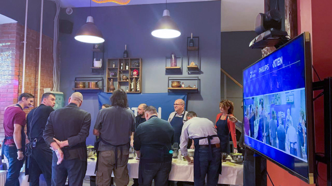 Вкусные технологии объединили партнеров Hi-Tech Media, Philips и ATEN, фото-4