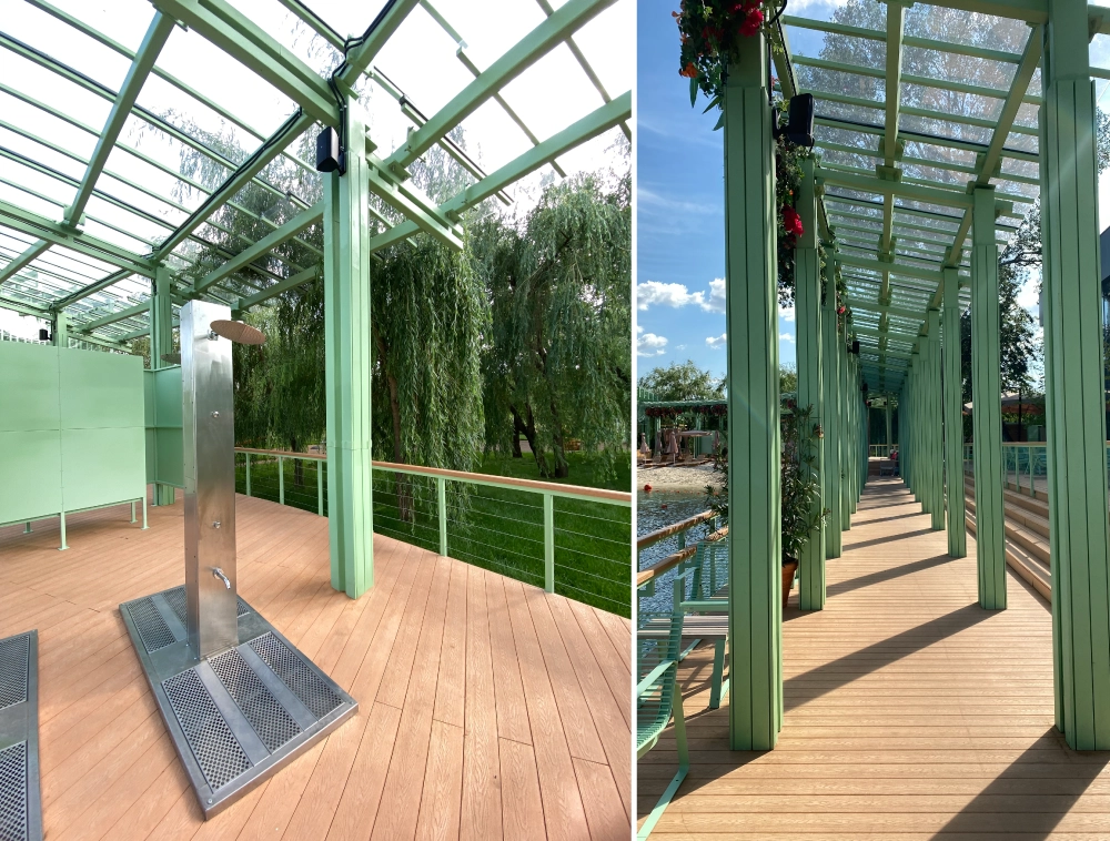 Зона отдыха с бассейном в Парке Горького, фото-21