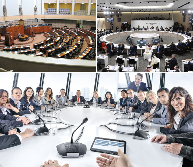 Проведение удаленных совещаний, Международных саммитов