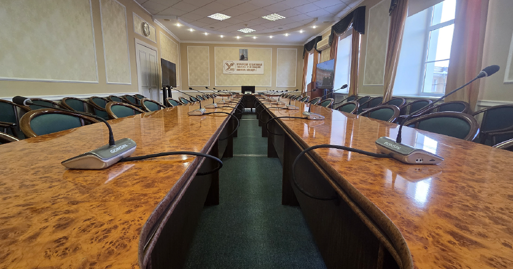 Конференц-система Gonsin в аудитории Петербургского университета путей сообщения, фото-6