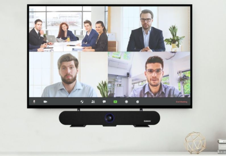 ise2022 lumens ms10 видеосаундбар