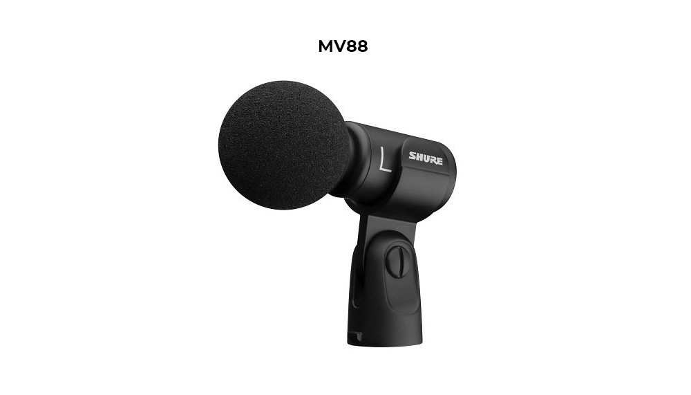 Shure MV88+DIG-VIDKIT комплект для записи для сматфонов Shure MV88+DIG-VIDKIT комплект для записи для сматфонов